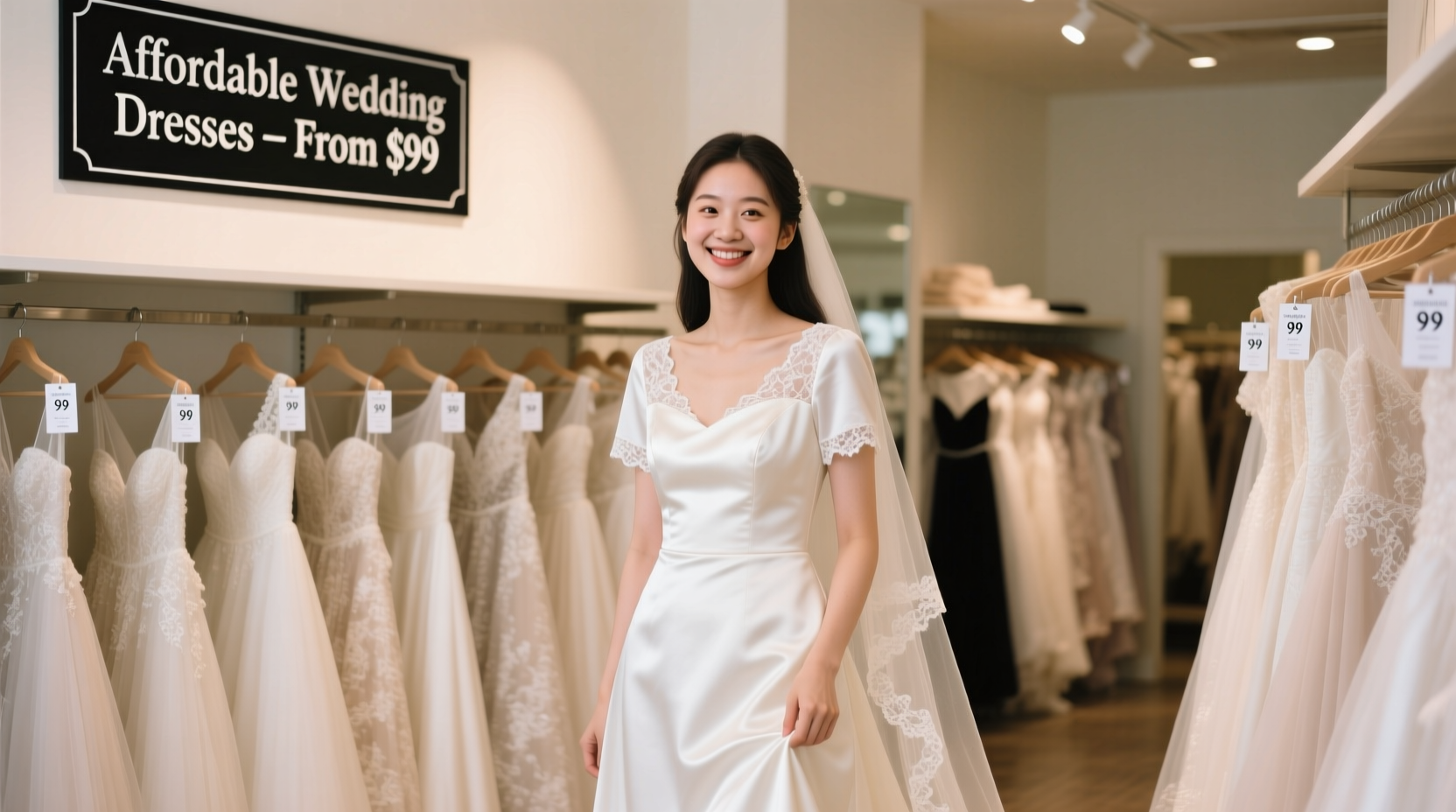 where can i find an inexpensive wedding dress