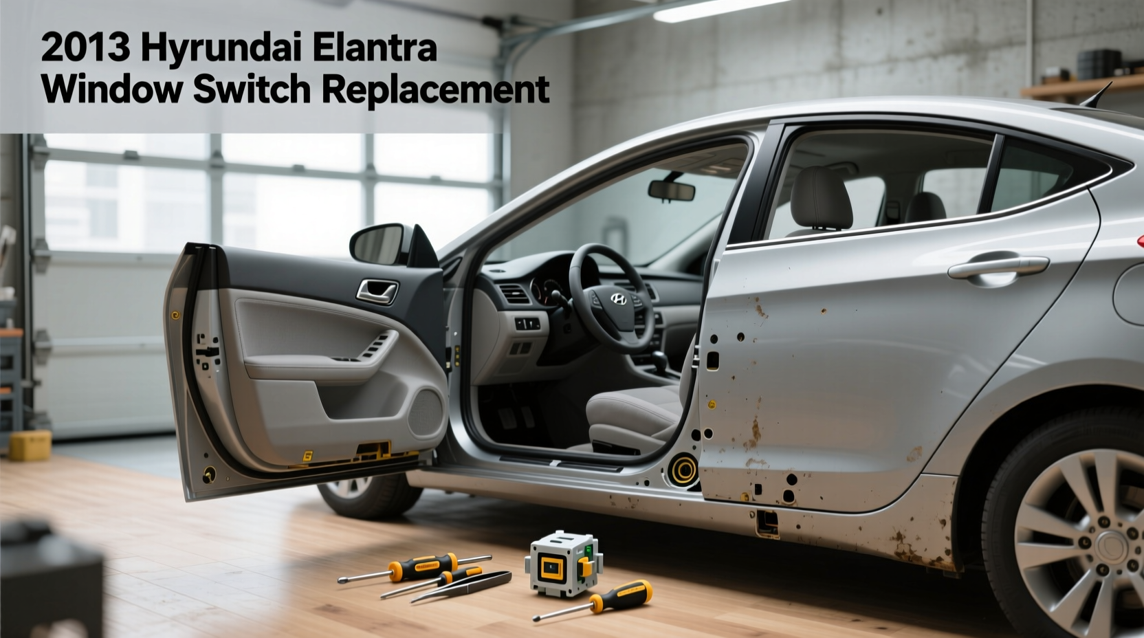 2013 elantra window switch replacement guide