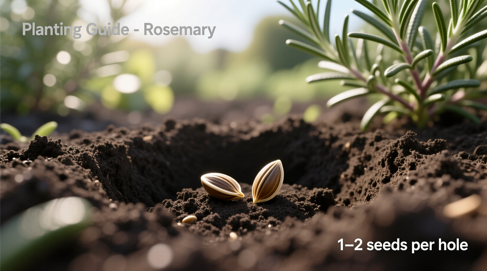 How Many Rosemary Seeds Per Hole to Plant