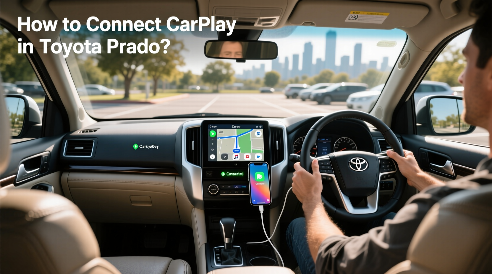 How to choose toyota prado car monitor,How to connect CarPlay in Toyota Prado? buying guide