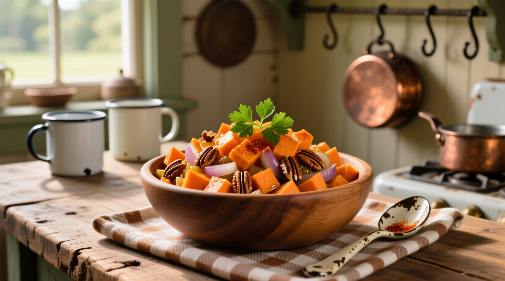 Old Fashioned Sweet Potato Salad Recipe & History