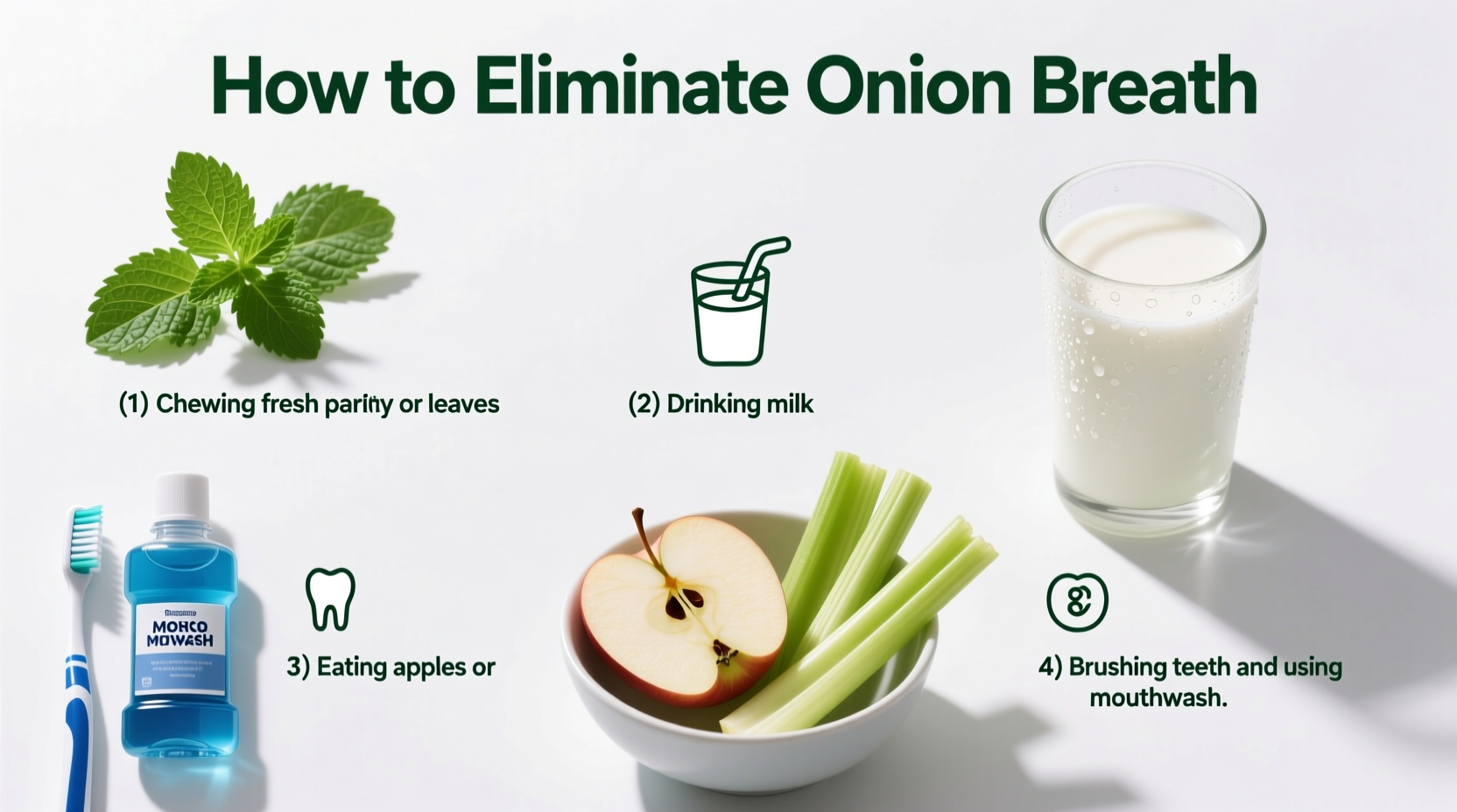 how do you get rid of onion breath