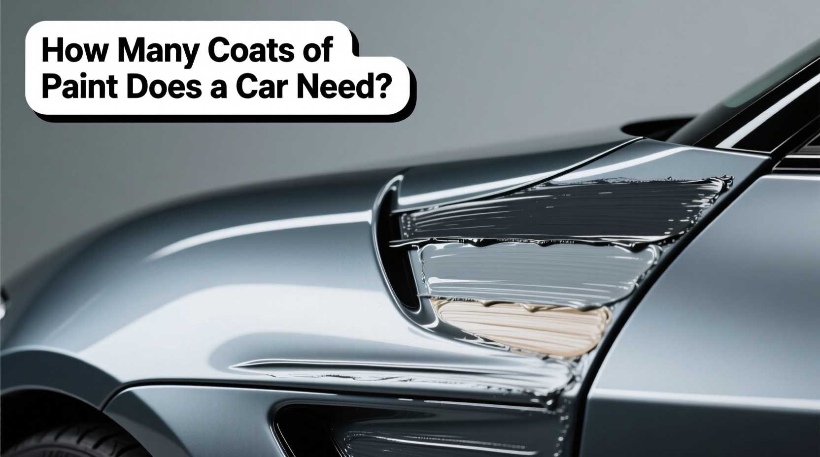 how many coats of paint on car