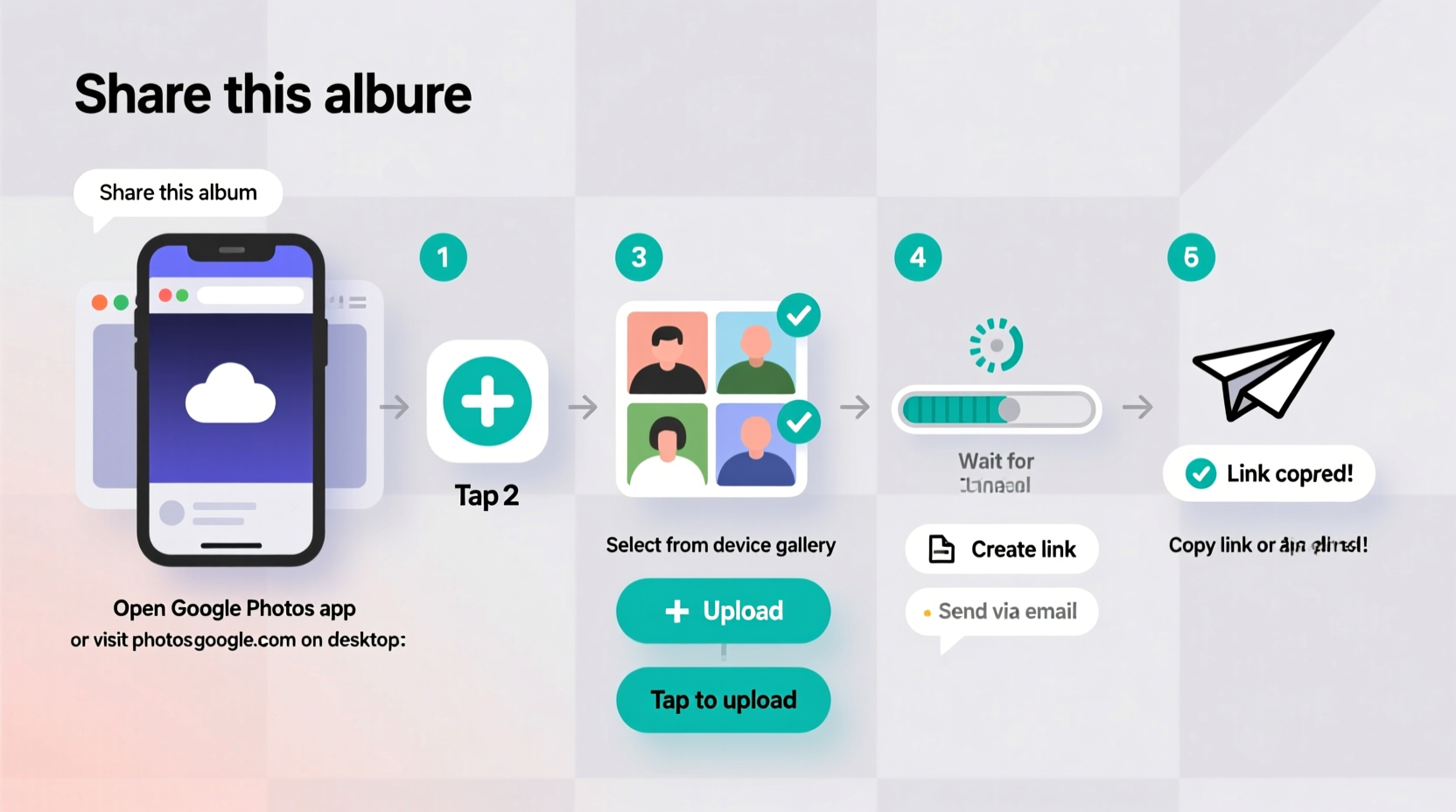 a step by step guide to uploading and sharing photos from google photos effortlessly