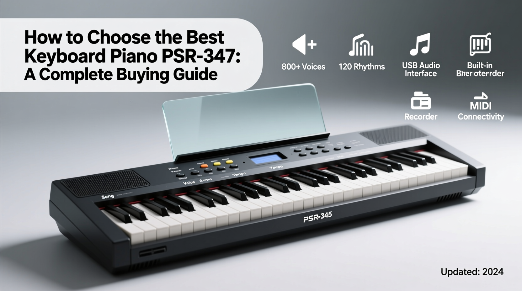 keyboard piano psr345