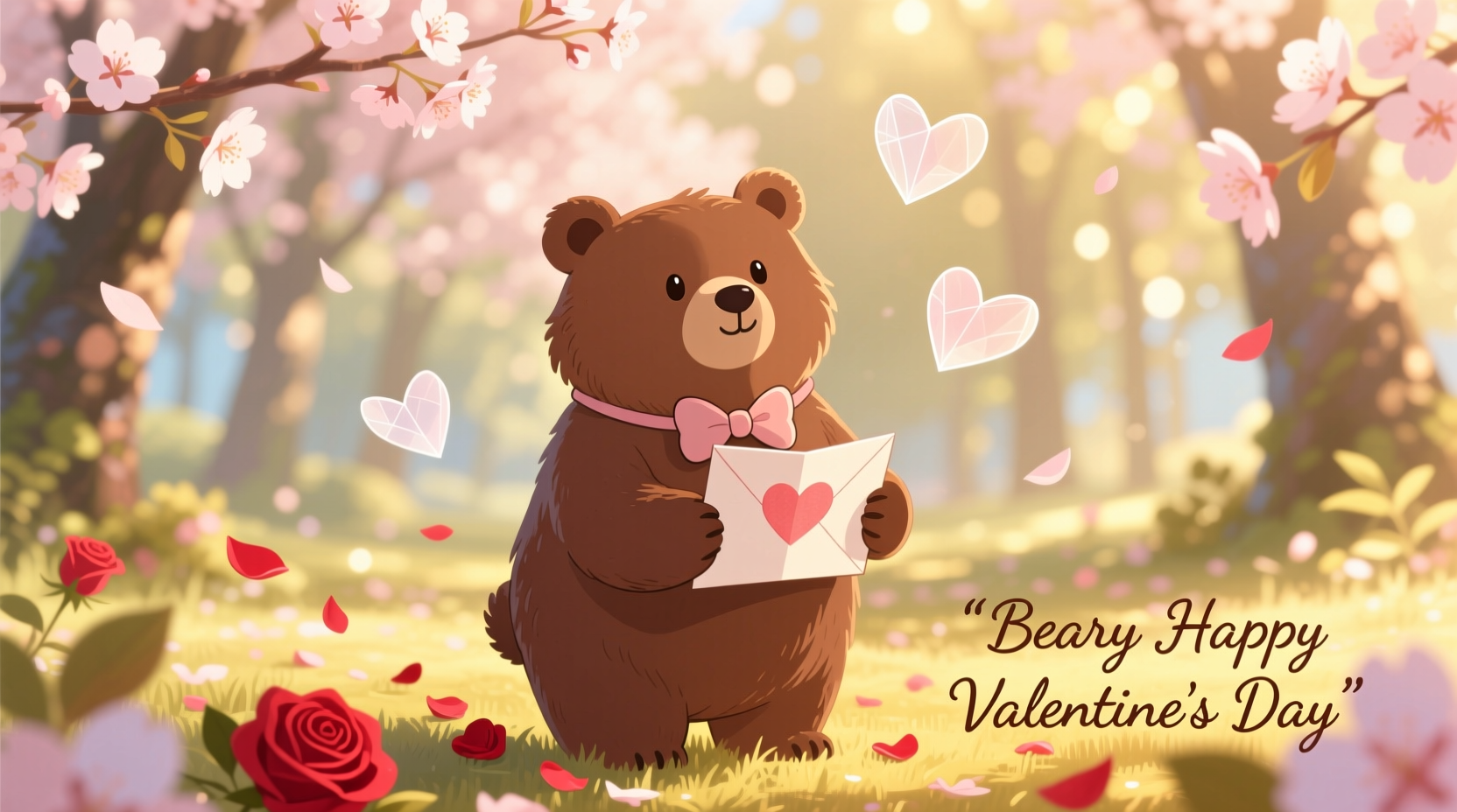 have a beary happy valentines day