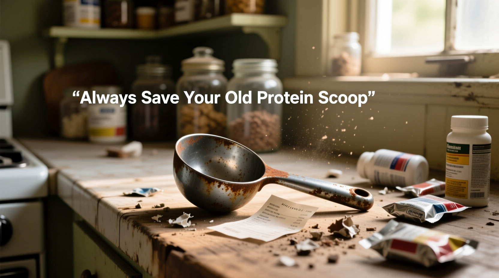 always save your old protein scoop
