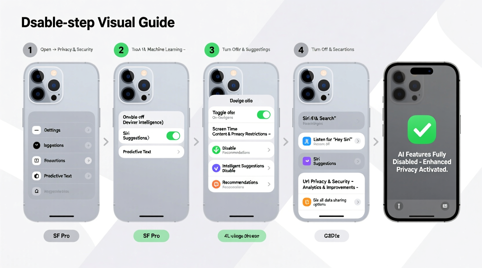 a step by step guide to completely disable ai features on your iphone for enhanced privacy