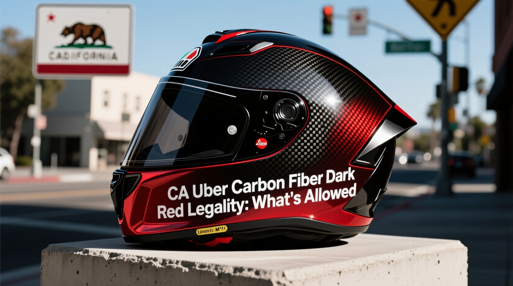 ca uber carbon fiber dark red legality