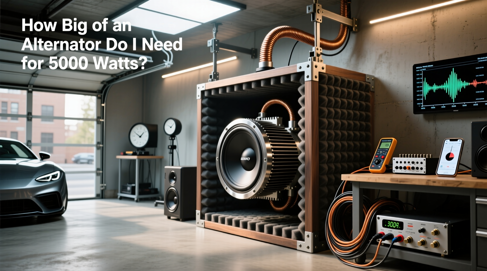 How to Choose an Alternator for a 5000 Watt Subwoofer System
