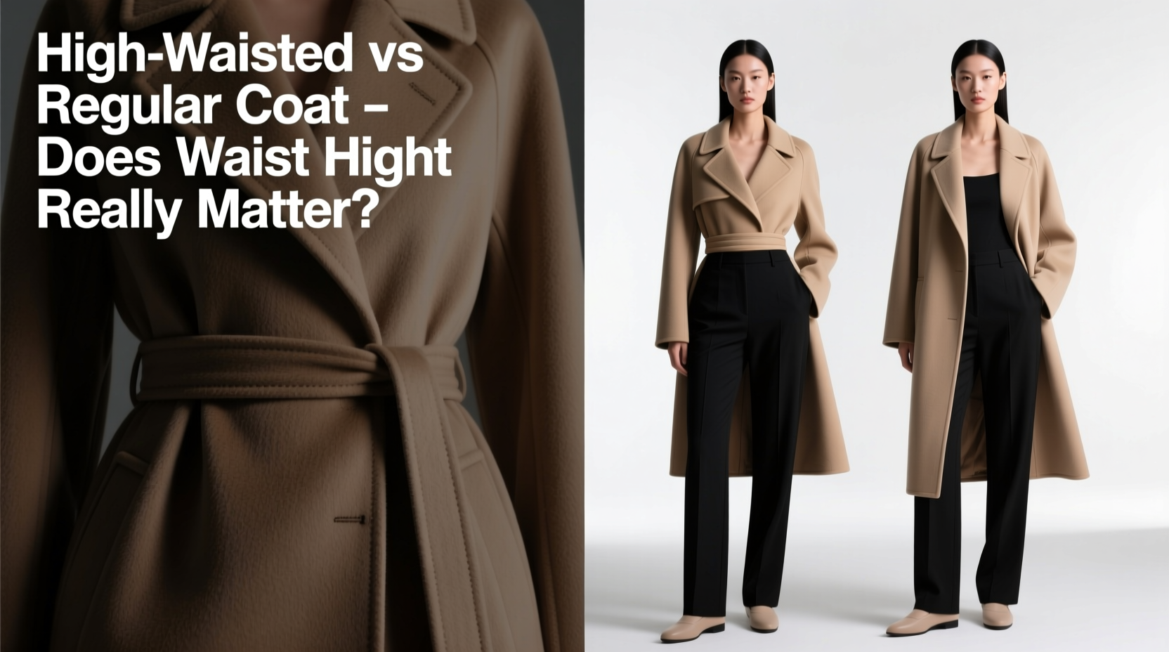 high waisted coat vs regular coat does the waist height really matter