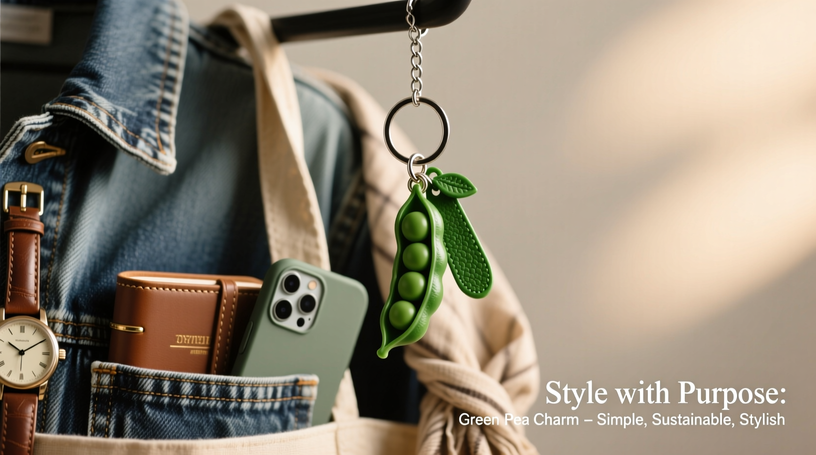 charming your look practical tips to style a green pea charm keychain with versatility