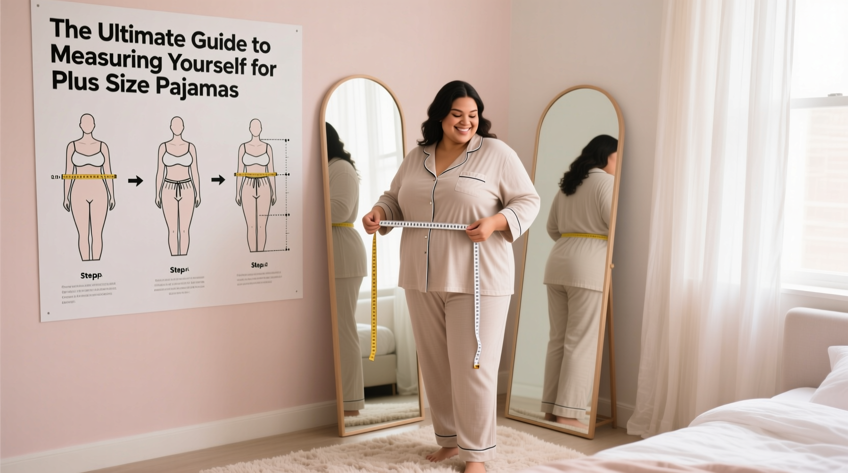 the ultimate guide to accurately measuring yourself for plus size pajama sets online