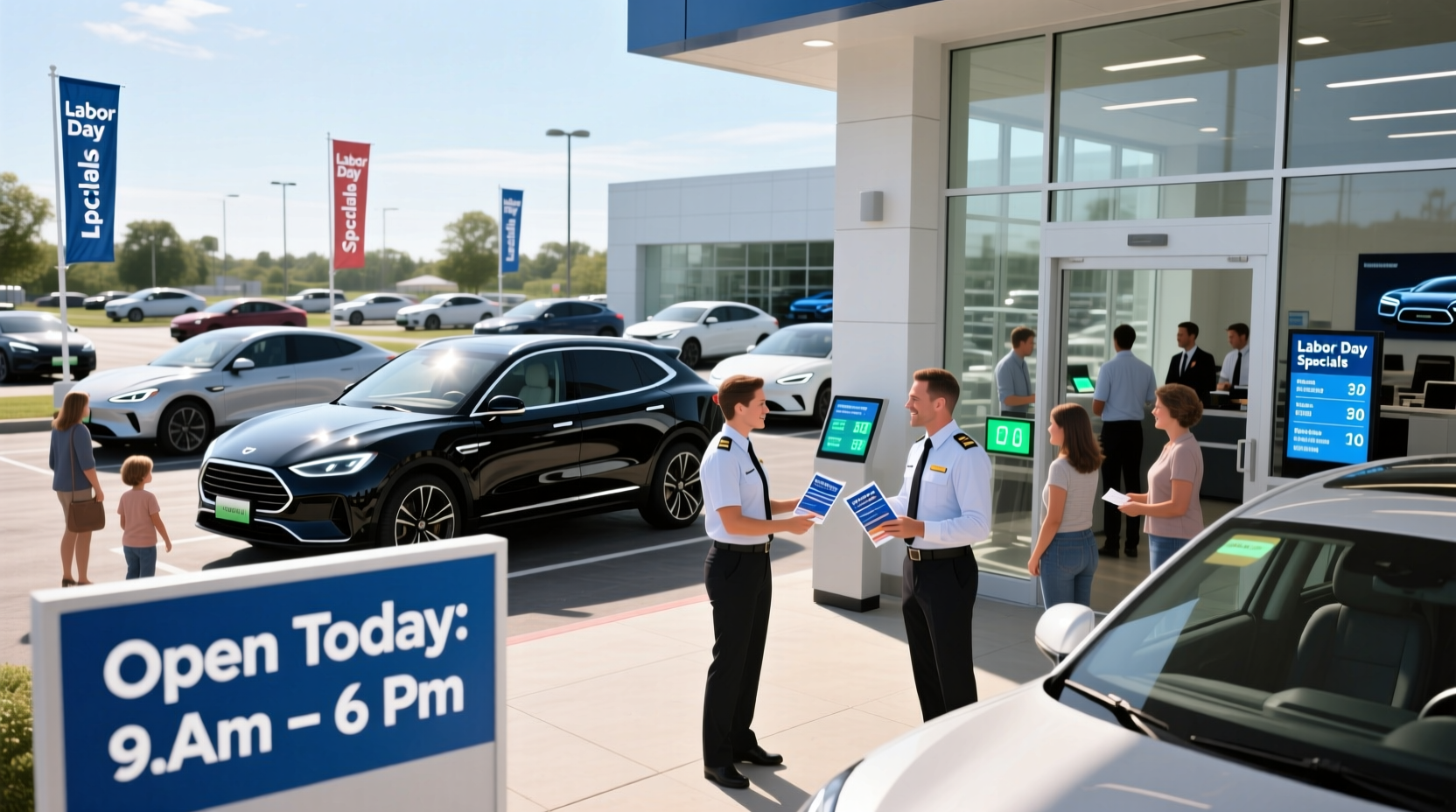 are car dealers open labor day
