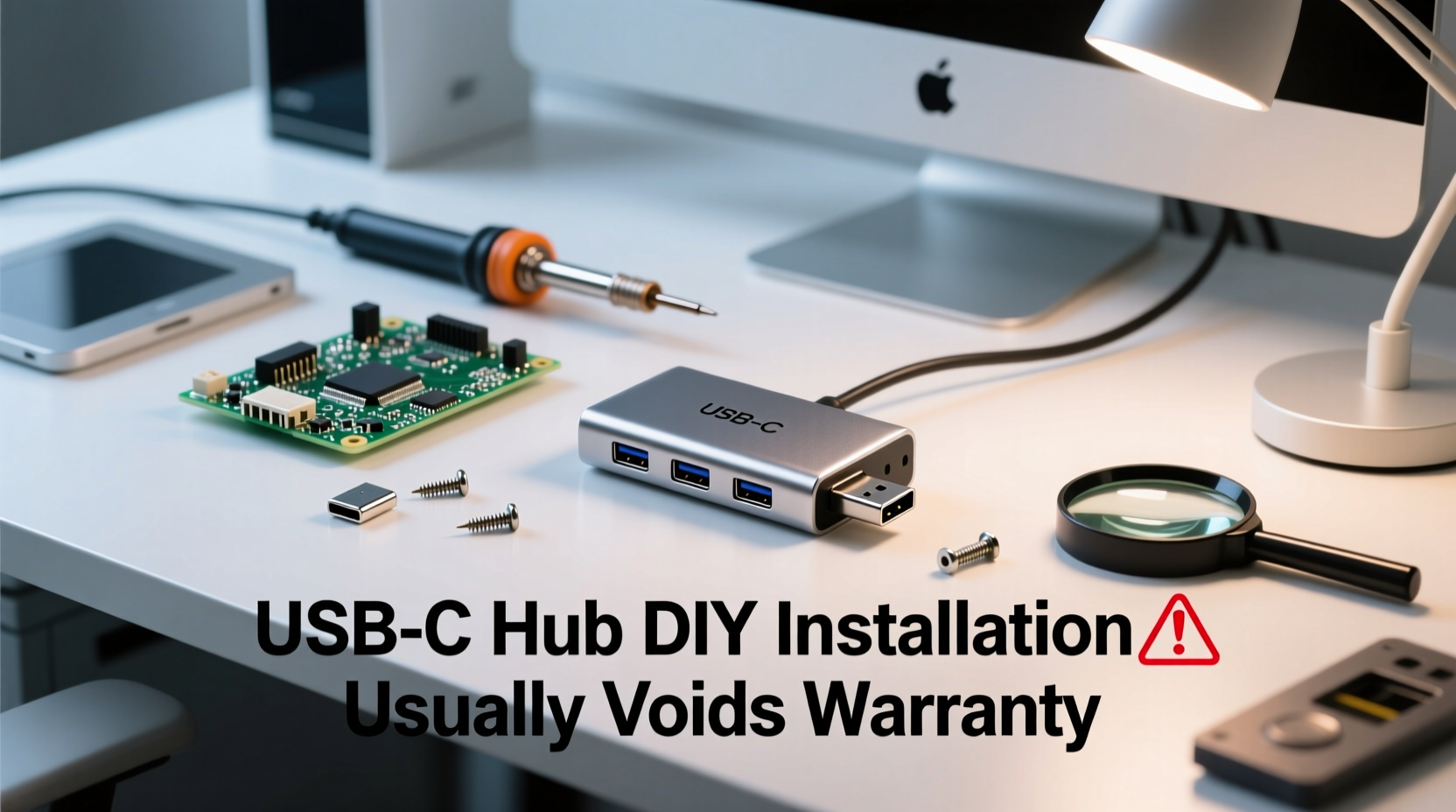 usb c hub install diy warranty