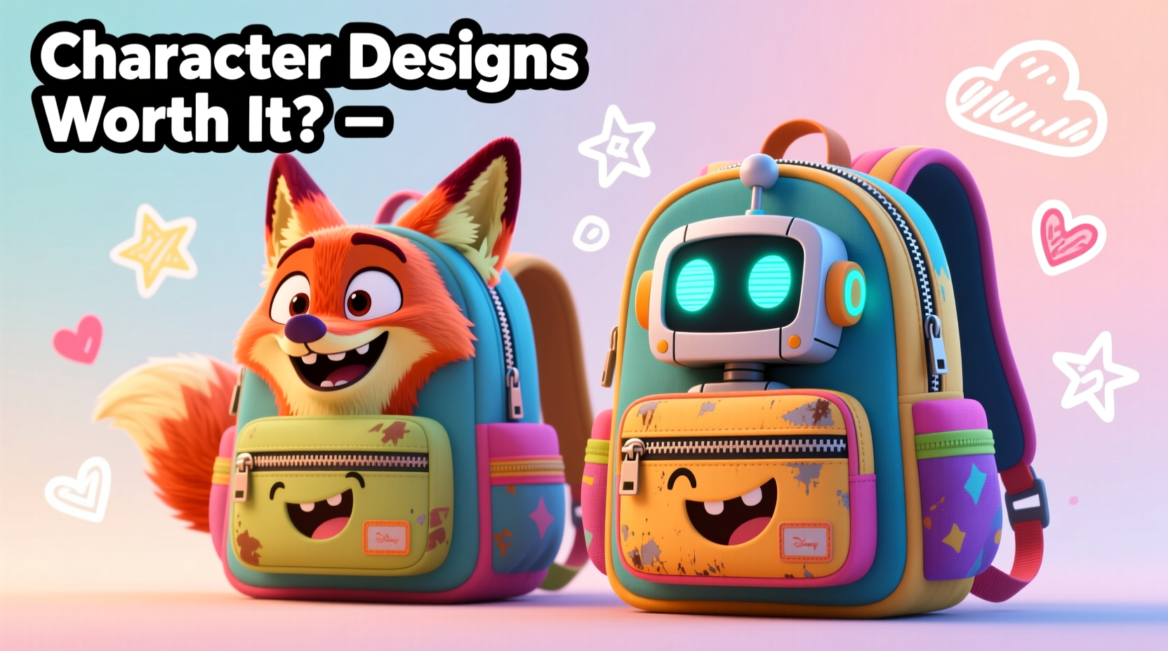 cartoon vs character backpacks are character designs worth the extra cost