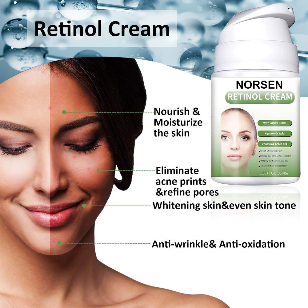 OEM Natural Organic Wrinkles Fine Lines Firming Skin Whitening Retinol Face Cream