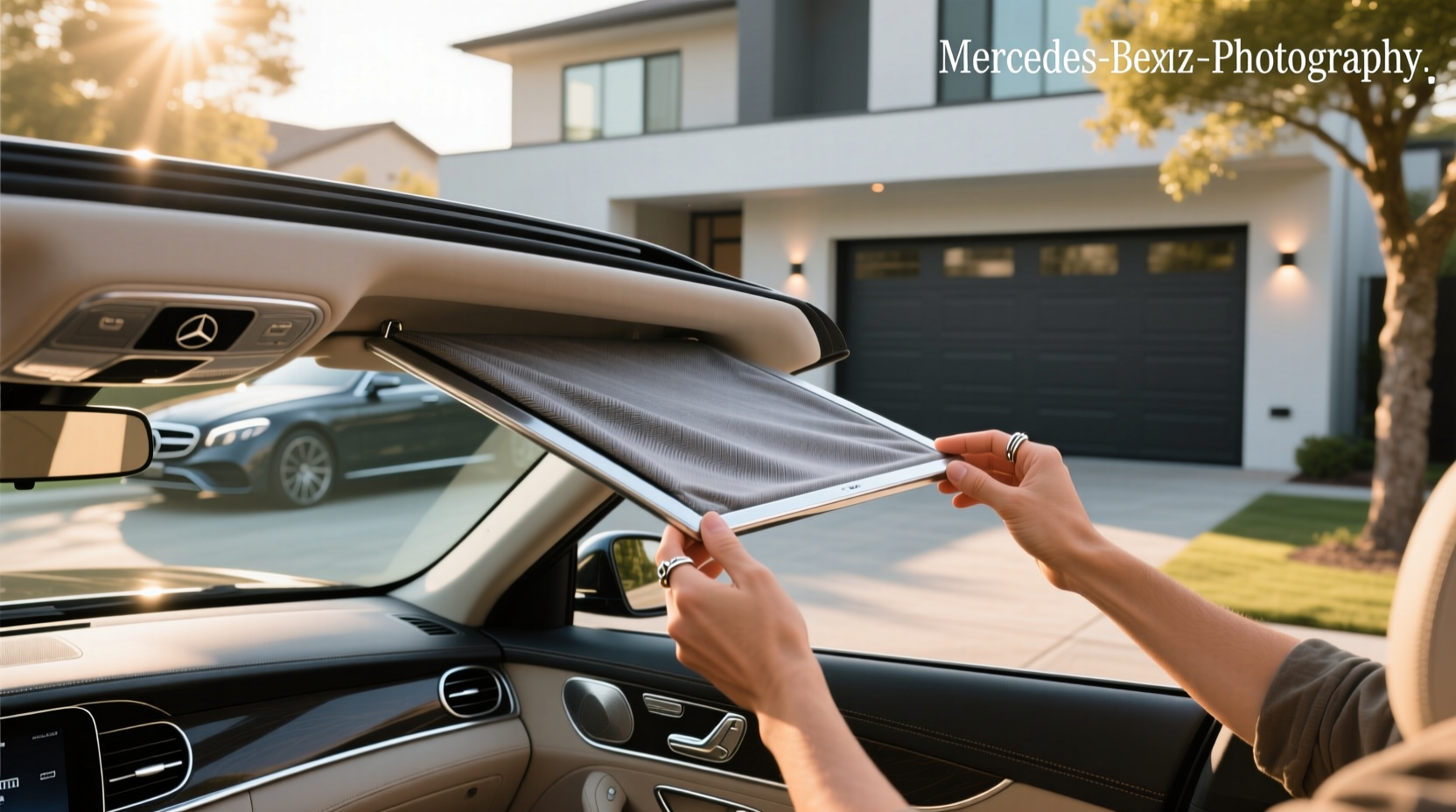 How to choose mercedes sunroof shade,How to remove sunroof shade in Mercedes?