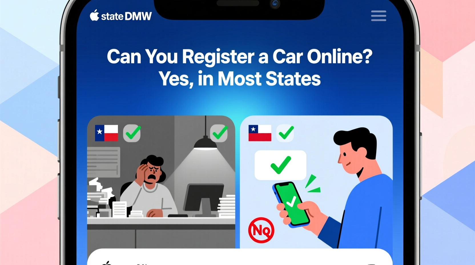 can you register car online