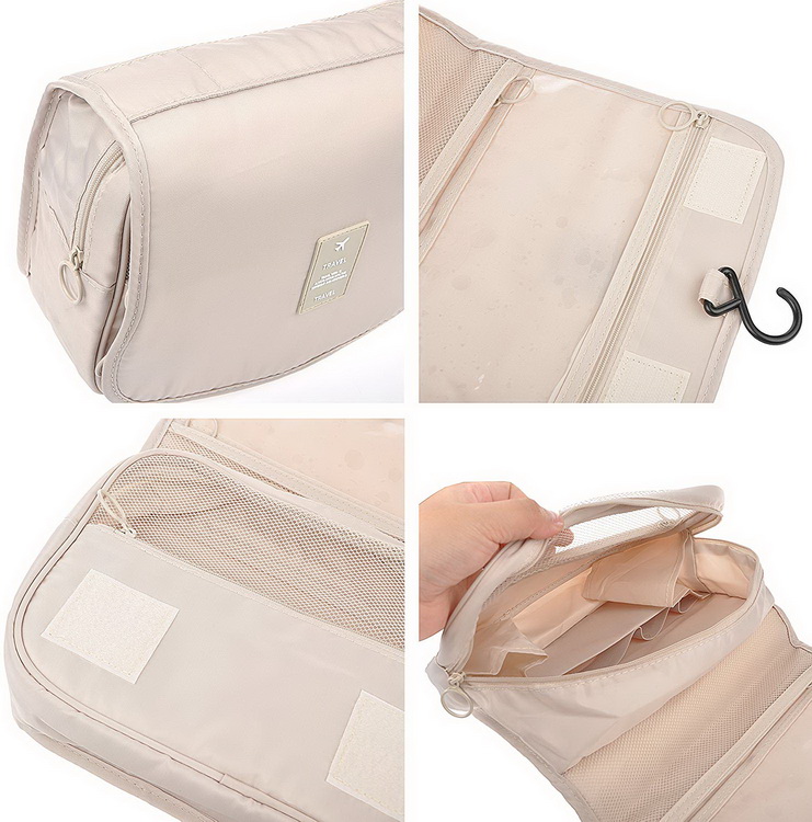 Borsa per trucco cosmetico Borsa da toilette da appendere Borsa da viaggio Organizer da viaggio Kit da viaggio per donna Uomo