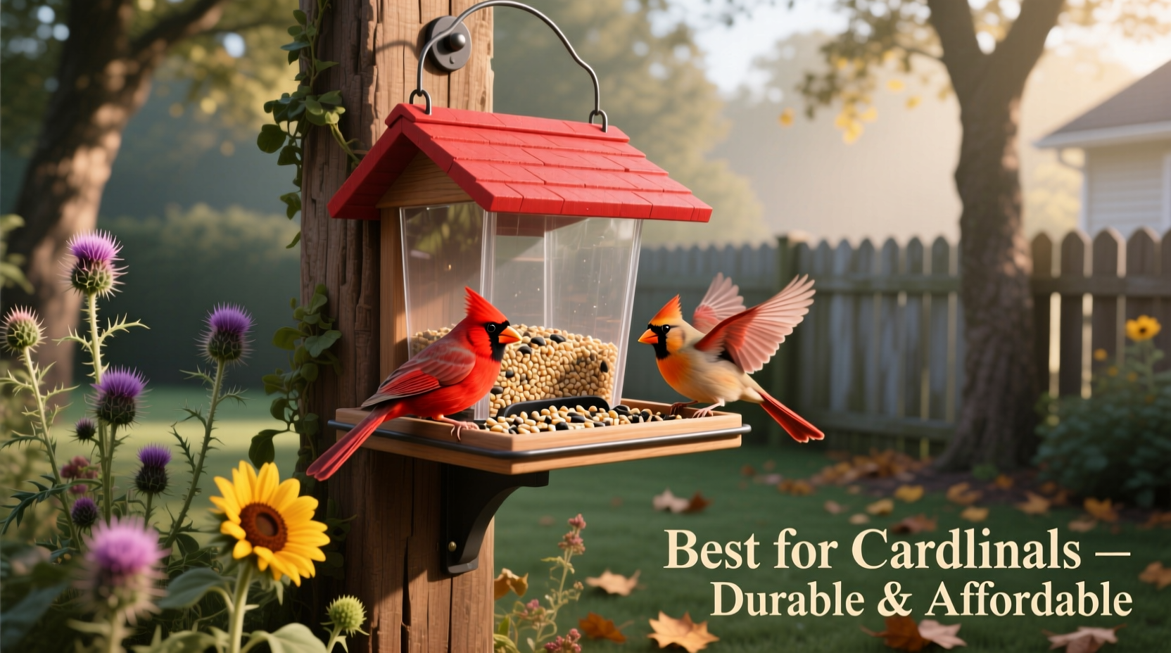 affordable and durable options for the best bird feeder for cardinals