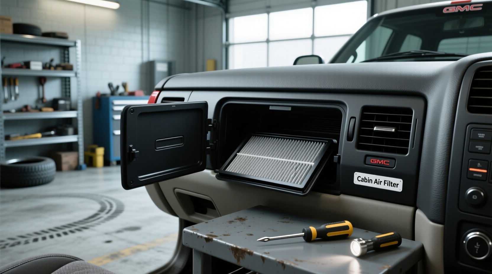 Cabin Air Filter Location 2004 GMC Sierra & Chevy Silverado: How to Check and Install