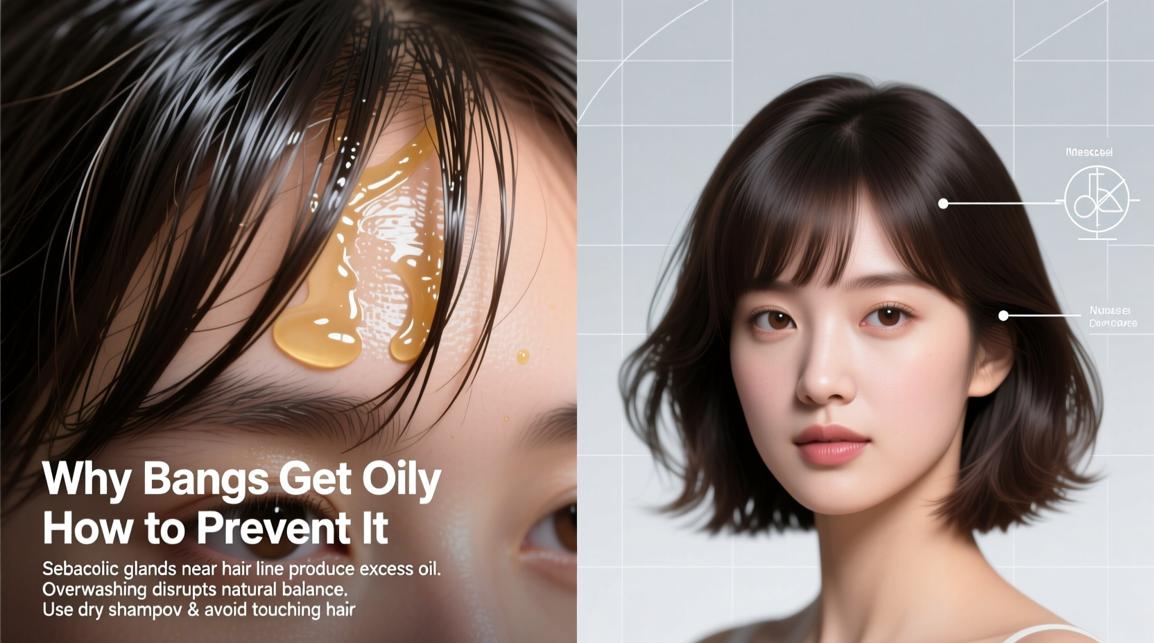 greasy bangs why they get oily how to prevent it