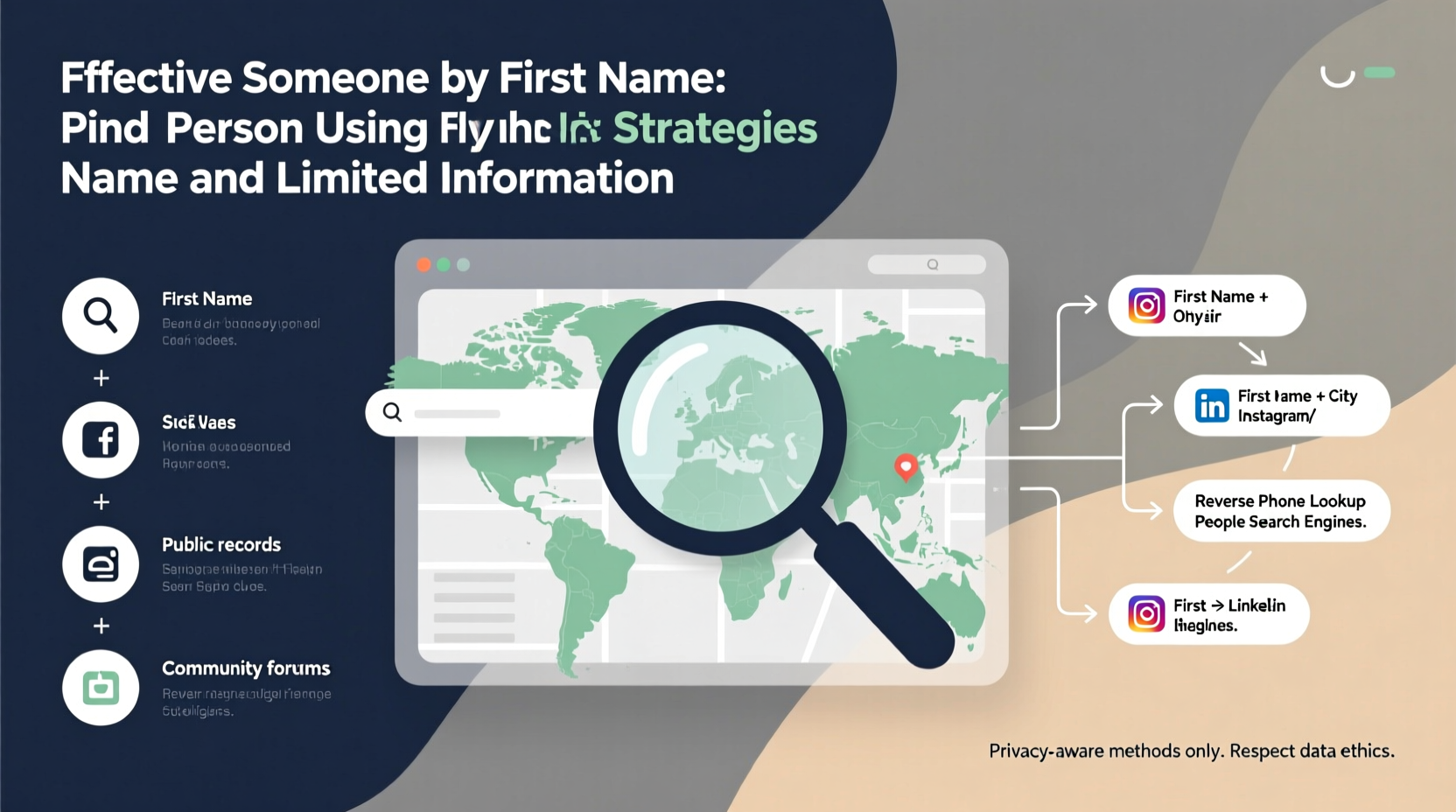 effective strategies to find a person using only their first name and limited information