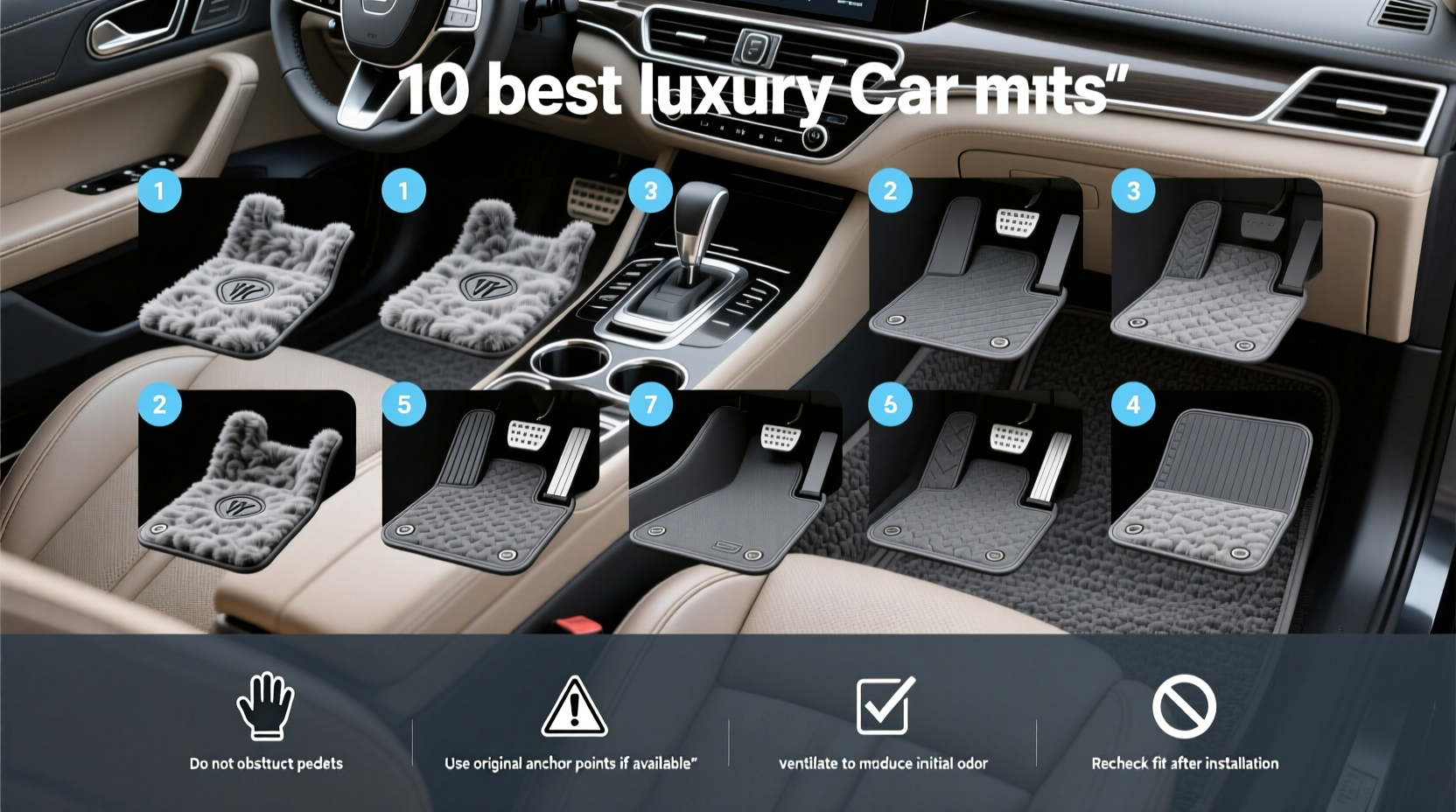 10 best luxury car mats