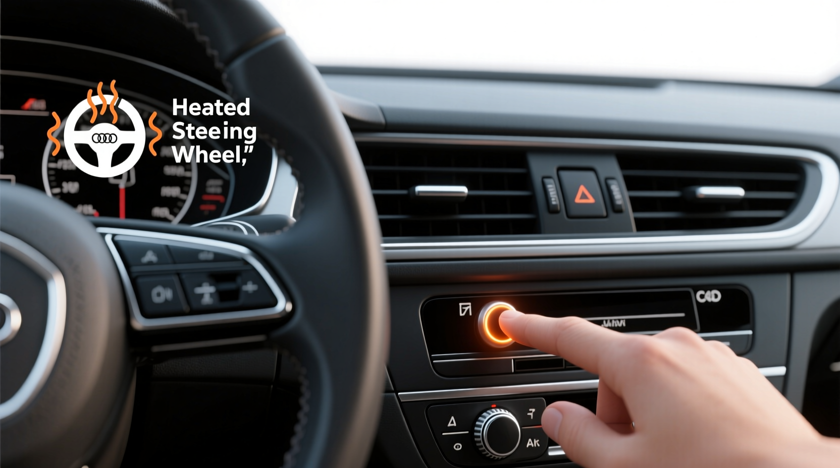 How to Activate Heated Steering Wheel on Audi A6 C7