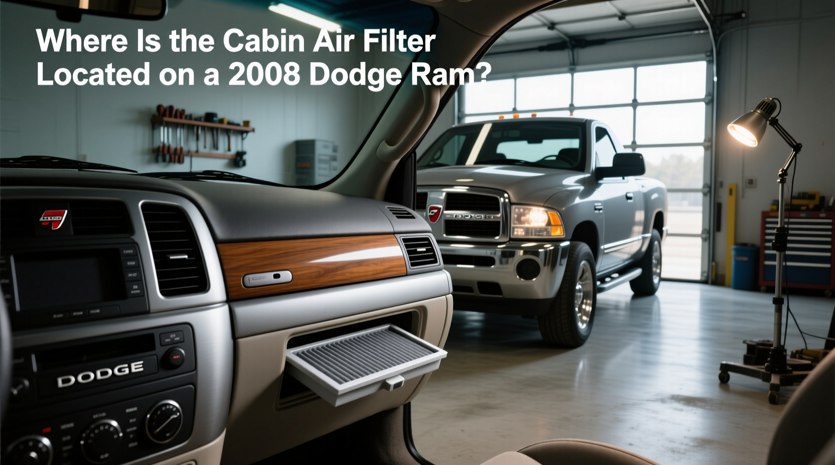 Cabin Air Filter Location 2008 Dodge Ram: How to Check & Replace