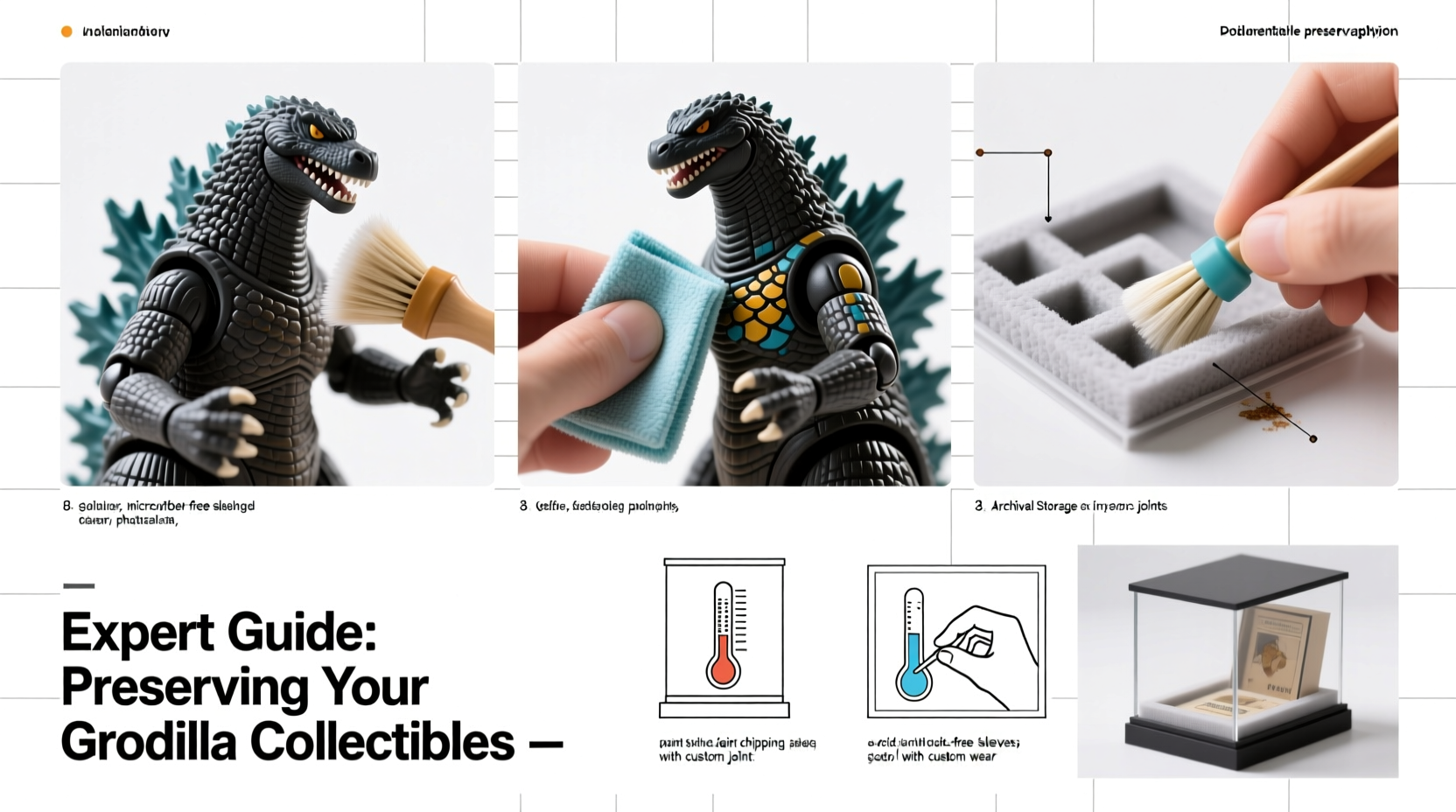 expert guide to cleaning and maintaining your godzilla action figures for lasting collectible value