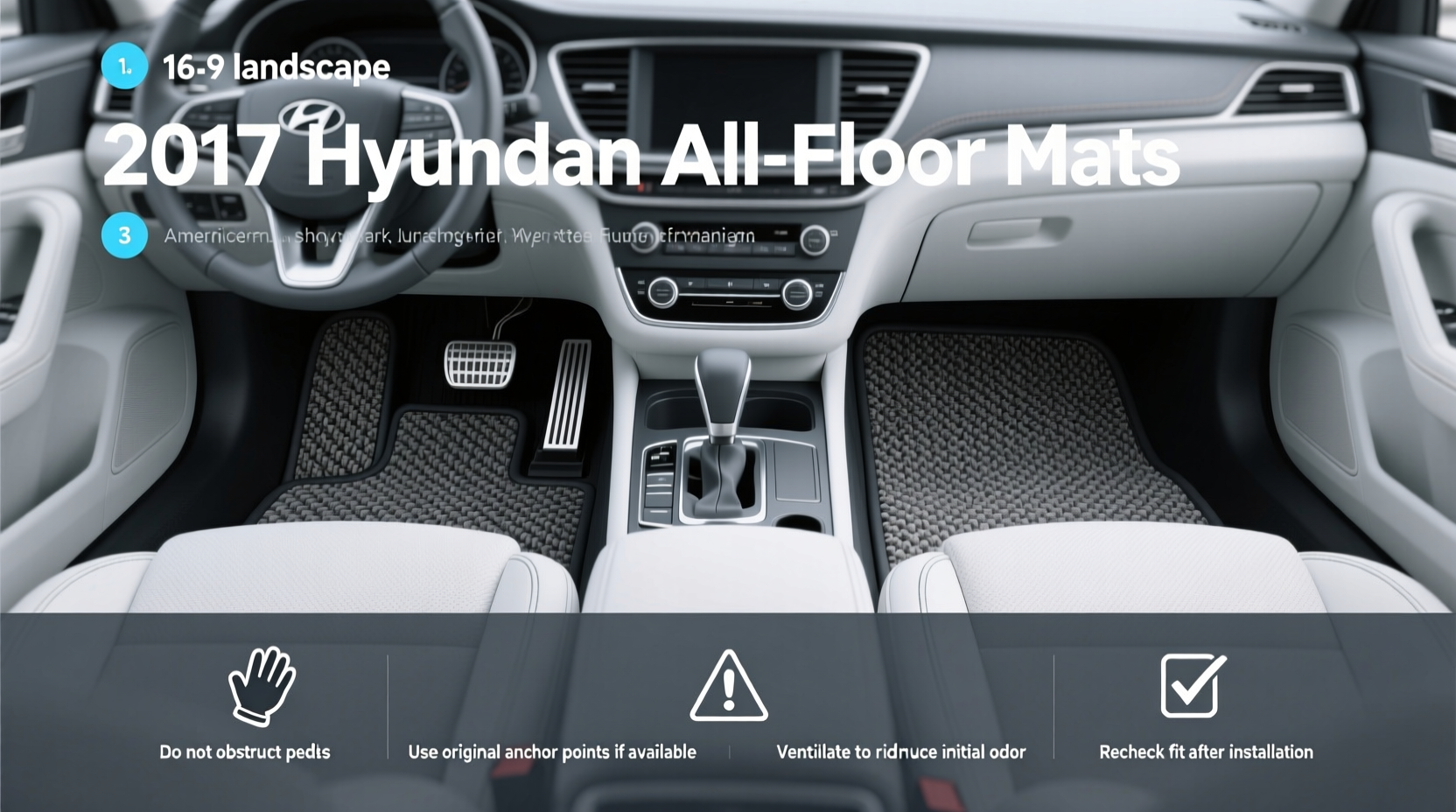 2017 Hyundai Sonata All Weather Floor Mats Buying Guide