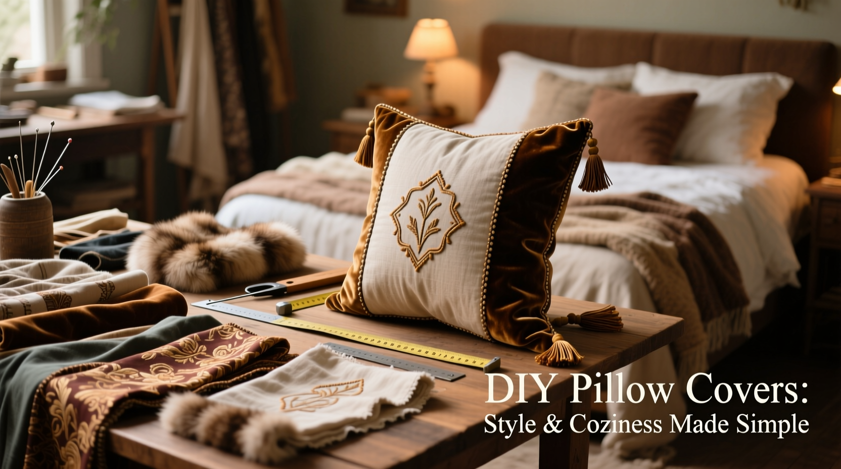 creative and cozy a complete guide on how to make pillow covers with unique fabrics and finishes