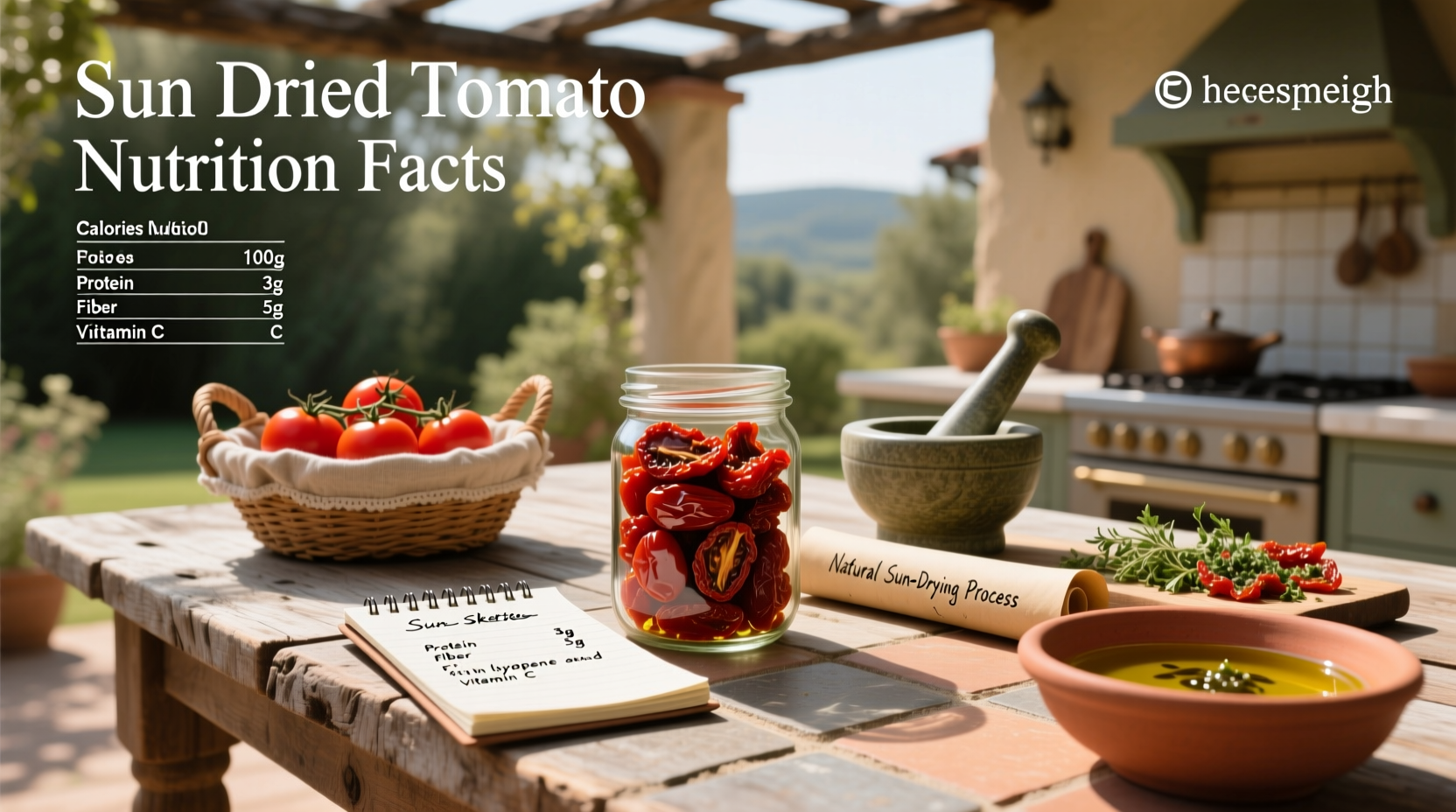 sun dried tomato nutrition facts health impact