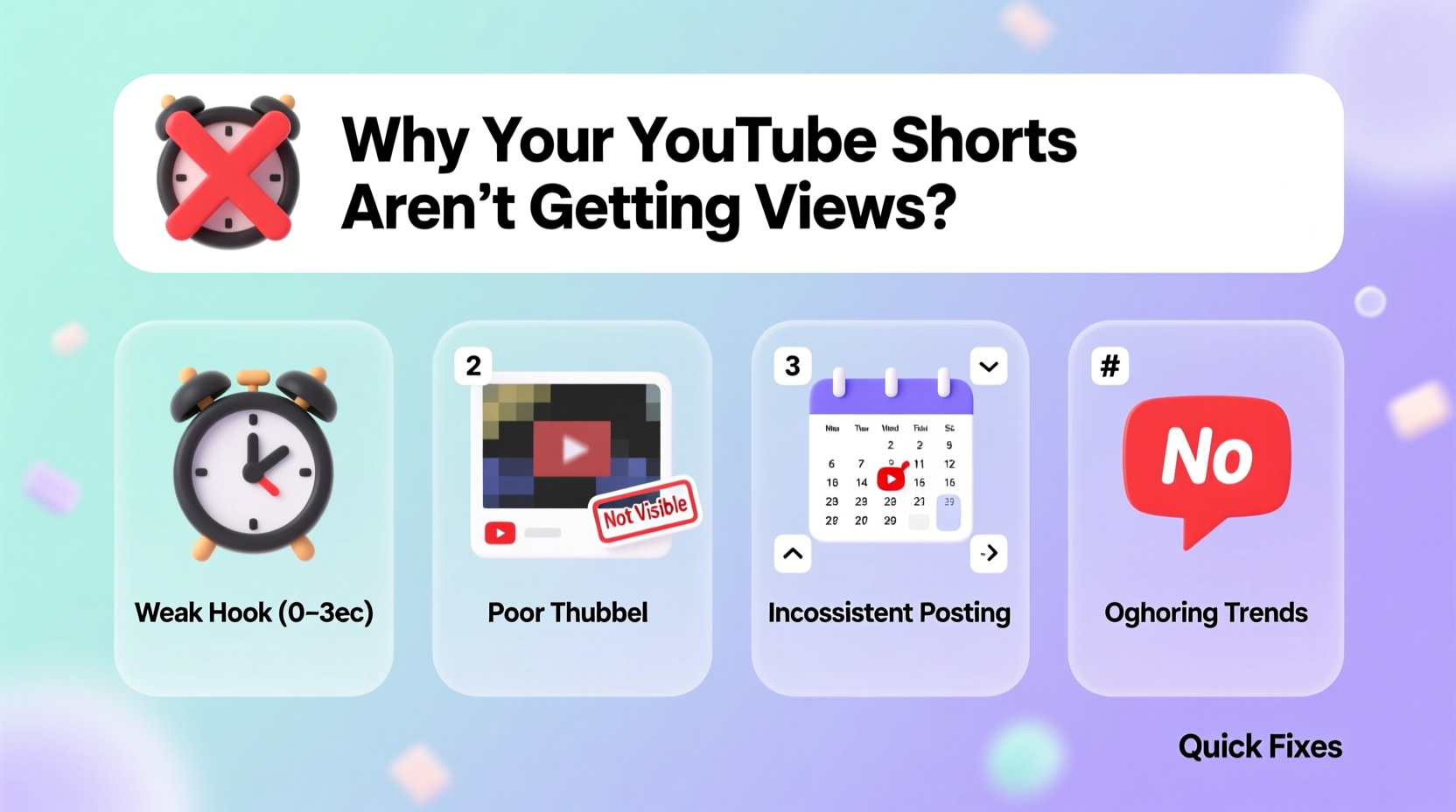 youtube shorts not getting views reasons quick fixes
