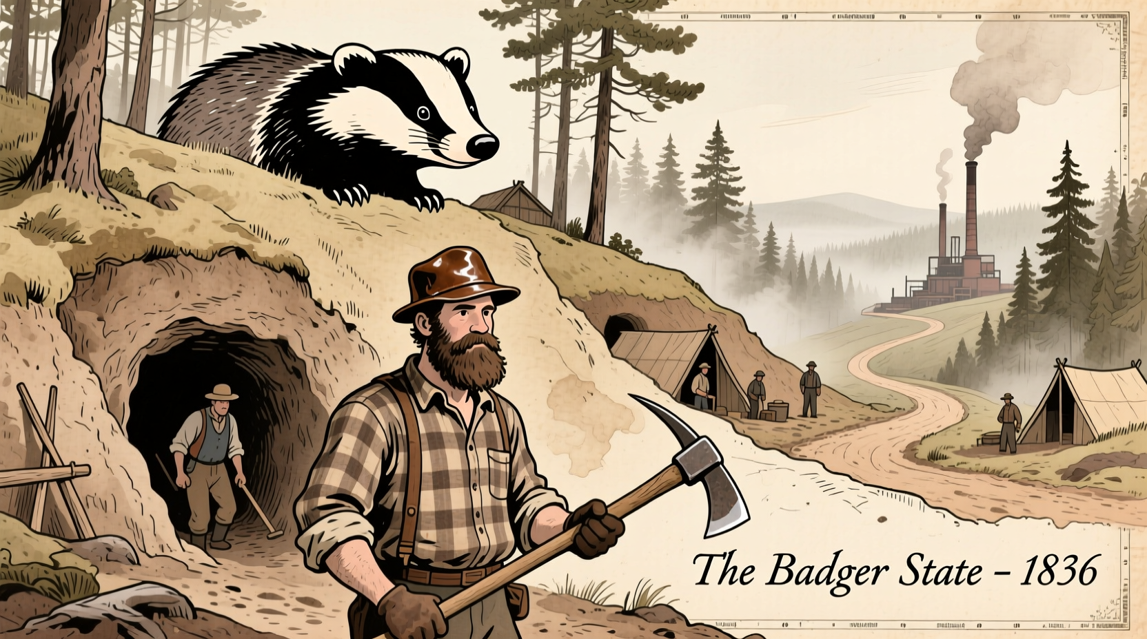 why is wisconsin called the badger state origins history