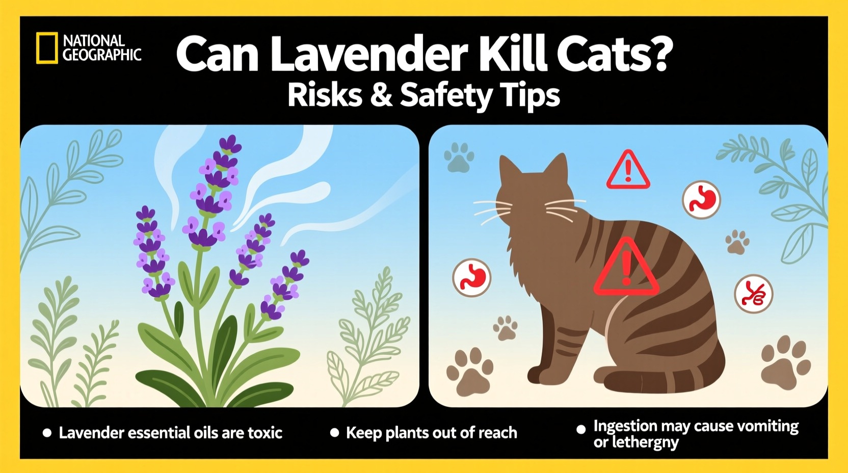 can lavender kill cats
