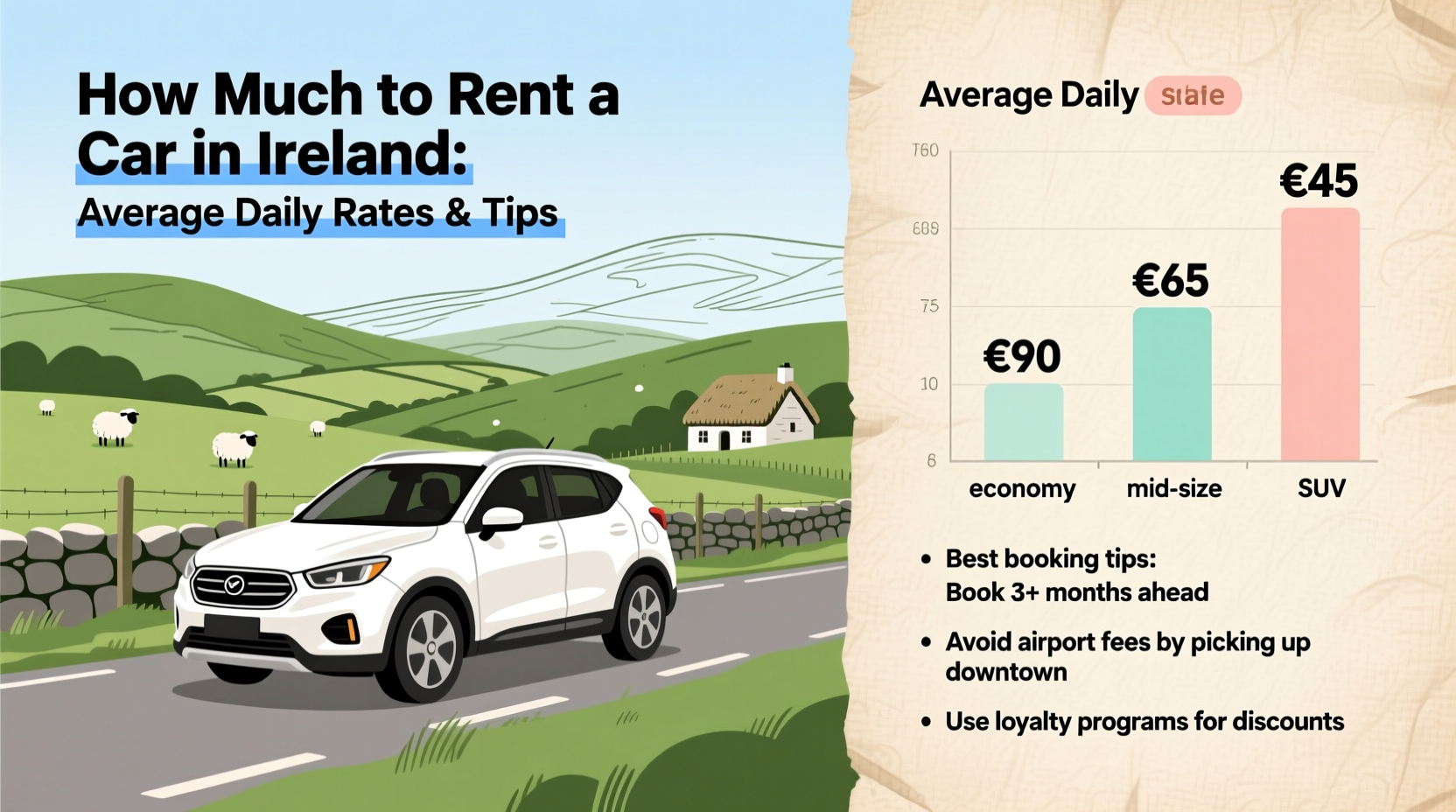 how much to rent a car in ireland