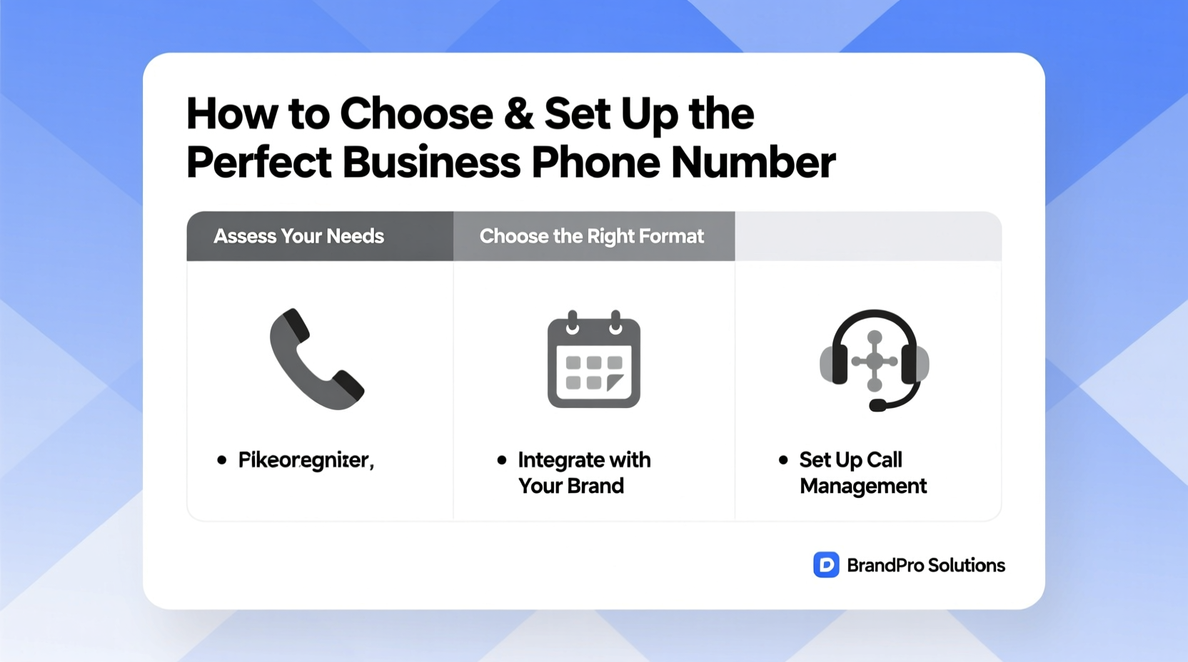 how to choose and set up the perfect business phone number for your company