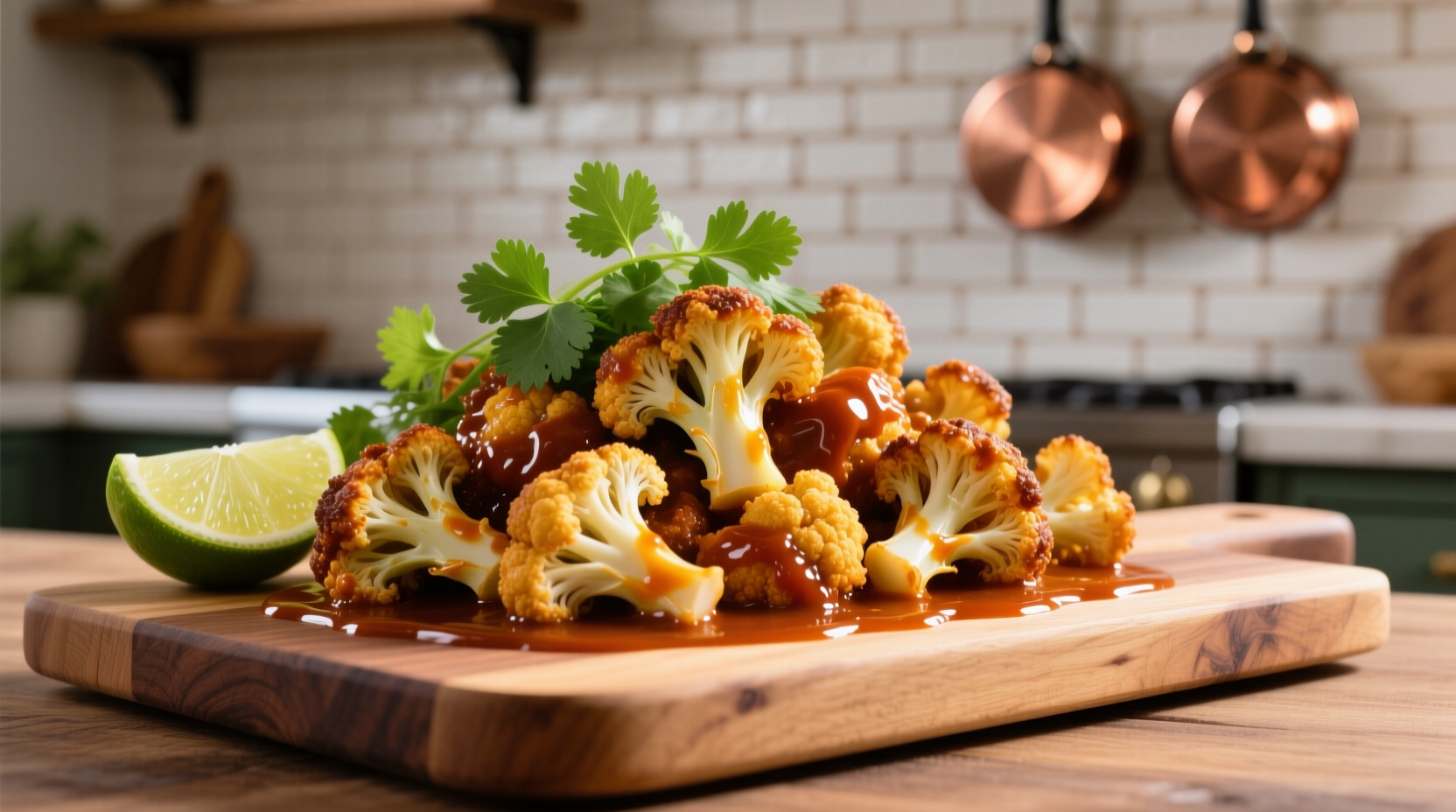 vegan buffalo cauliflower