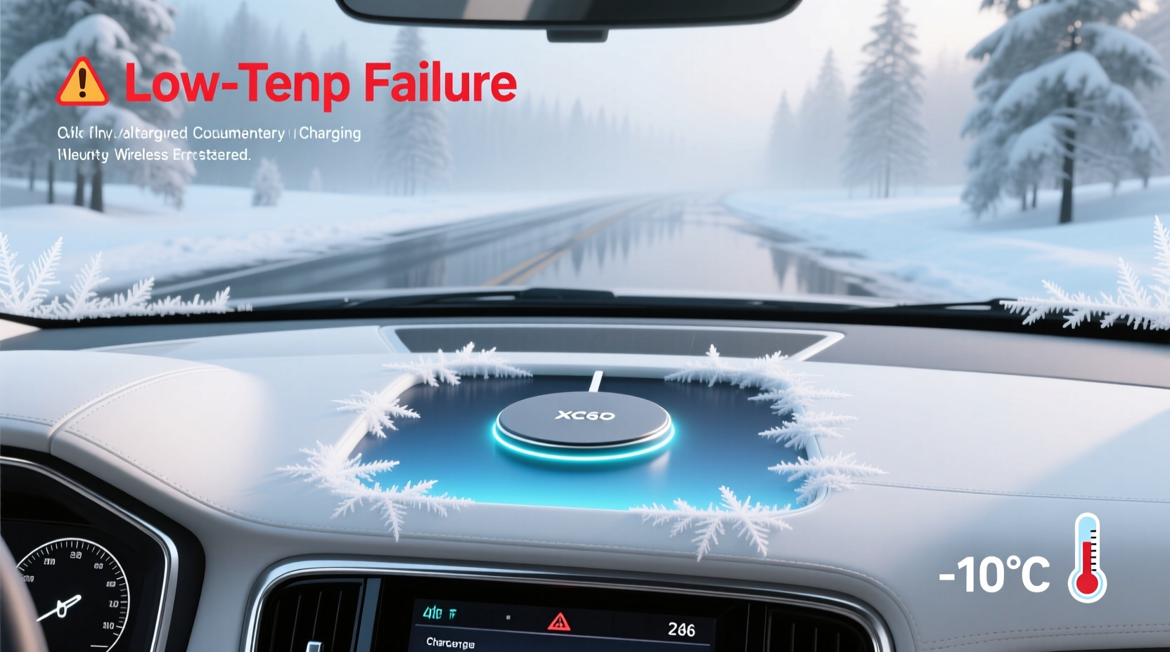 xc60 wireless charging cold fix