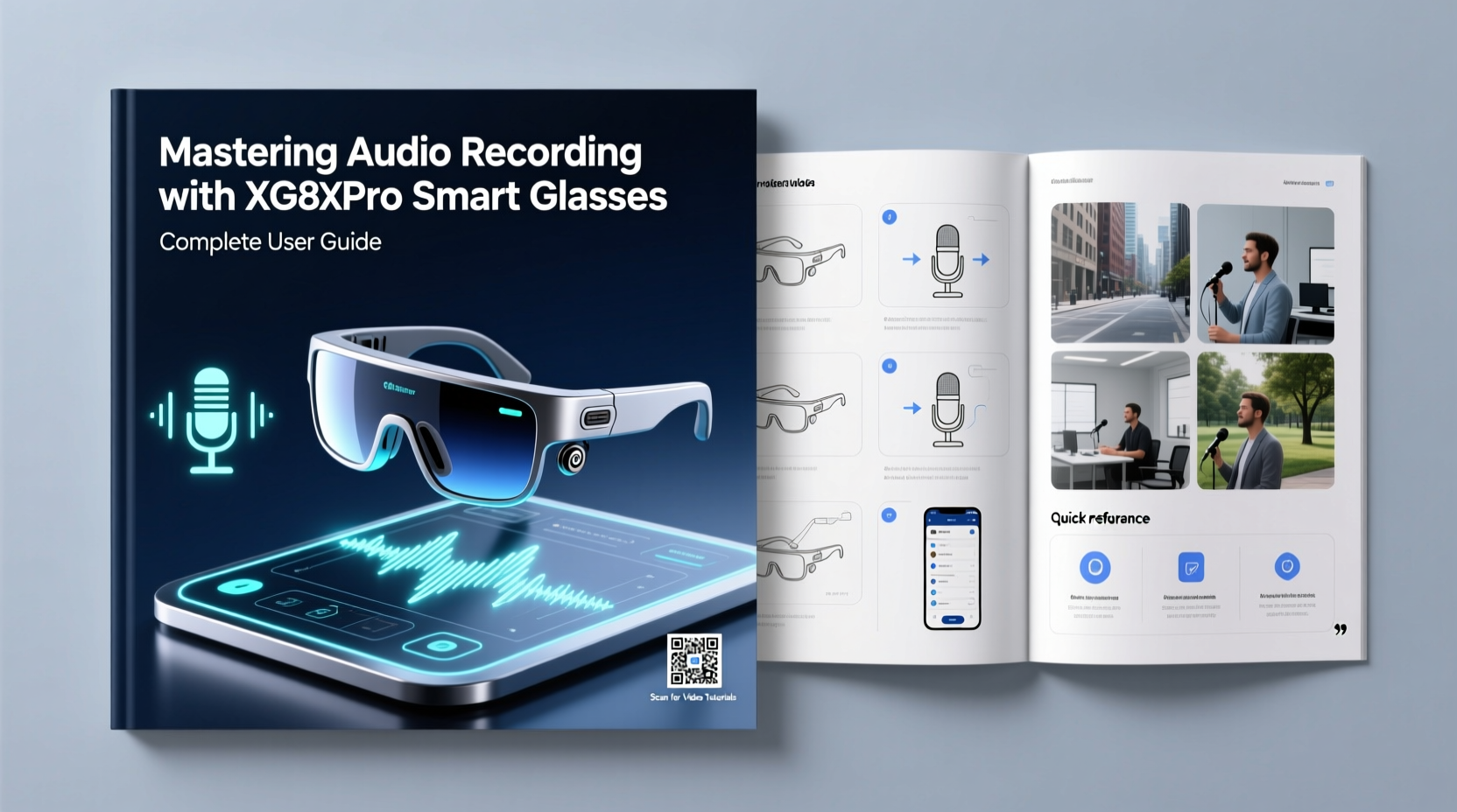 mastering audio recording with xg88pro smart glasses a complete user guide