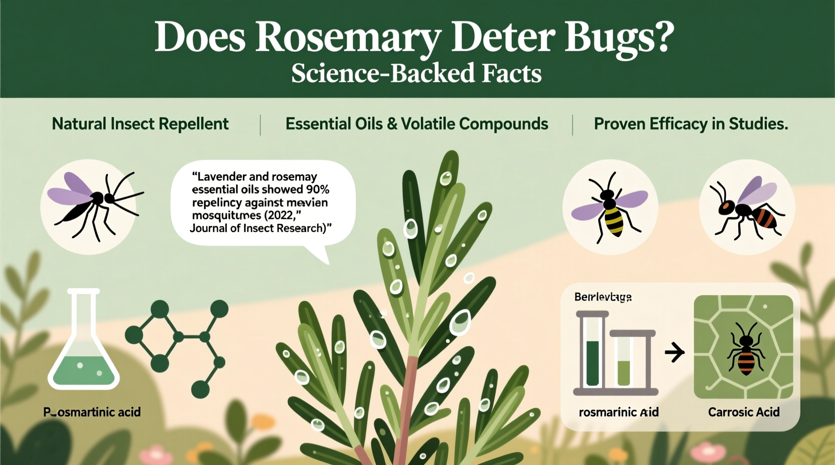 Does Rosemary Deter Bugs? Science-Backed Facts