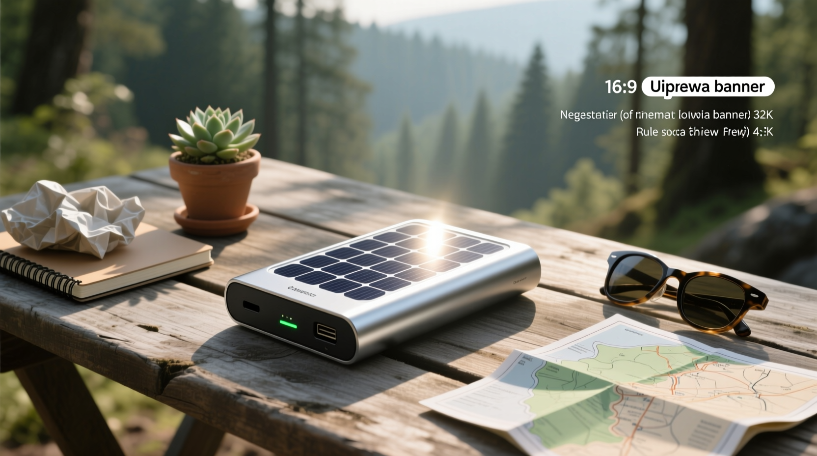 solar powered power bank