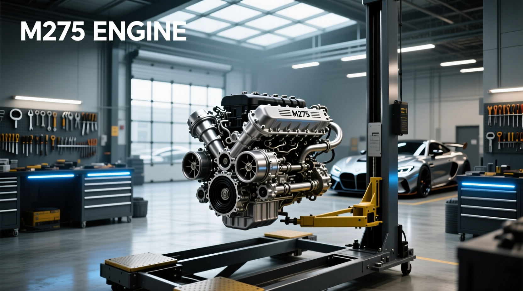 What is the Mercedes-Benz M275 engine and which cars use it?