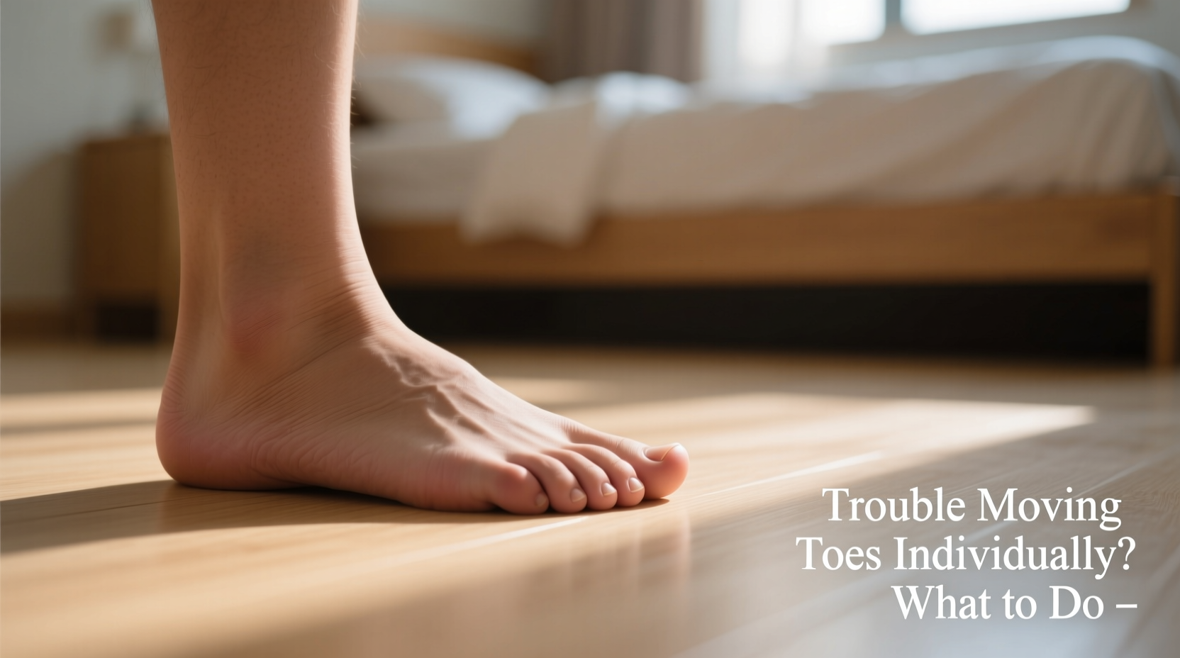 trouble moving toes individually reasons what to do