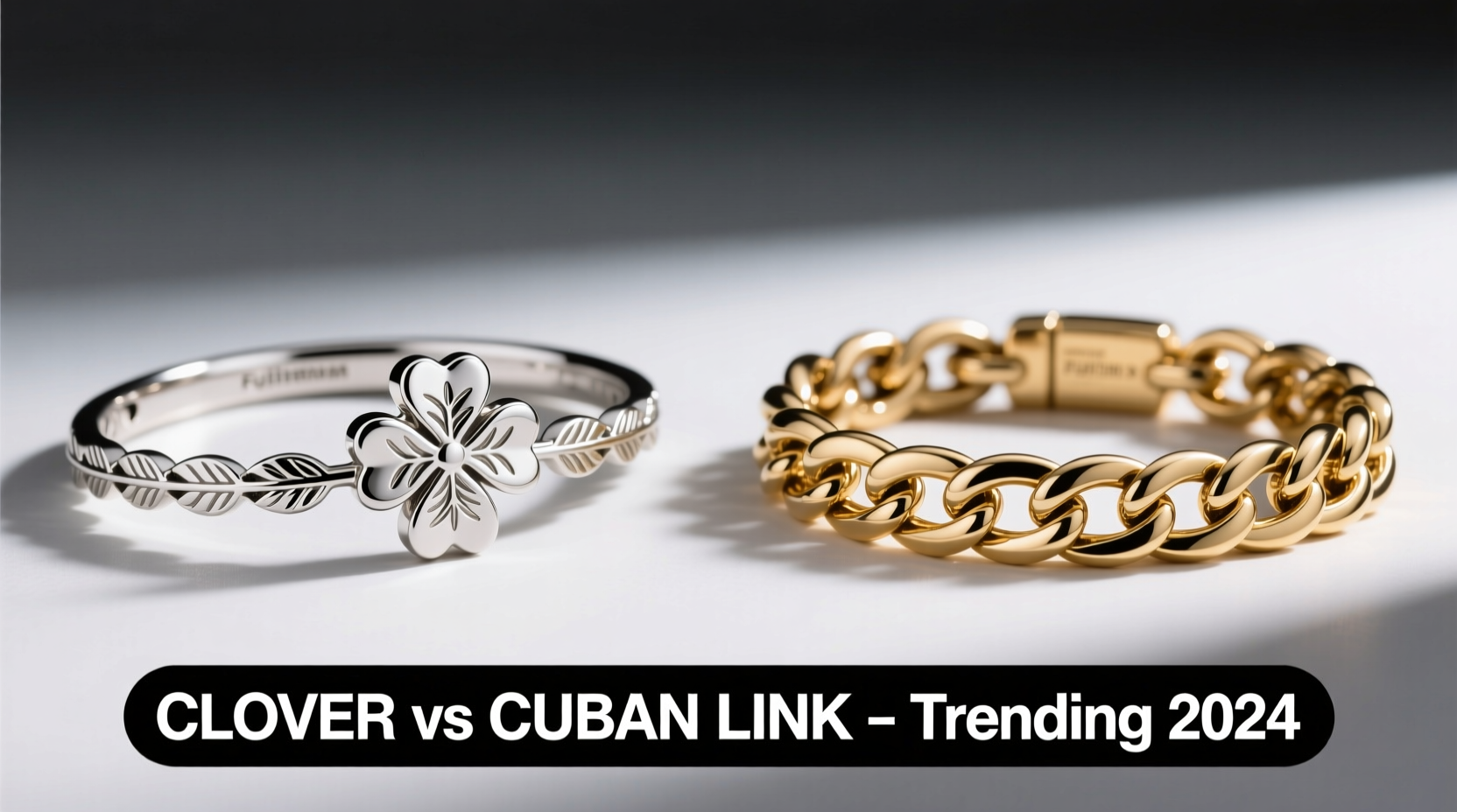 clover vs cuban link bracelet which ones trending and why