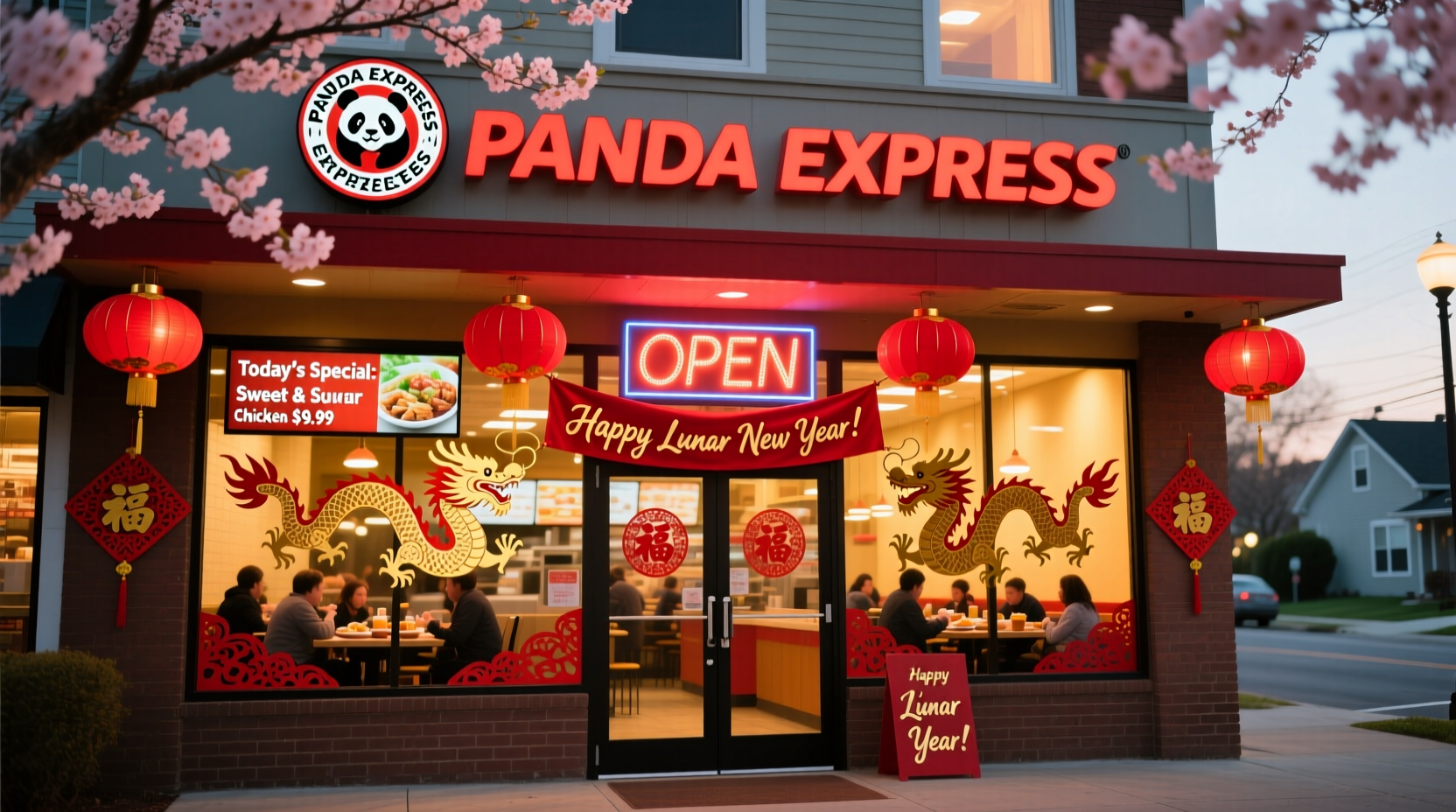 is panda express open on chinese new year