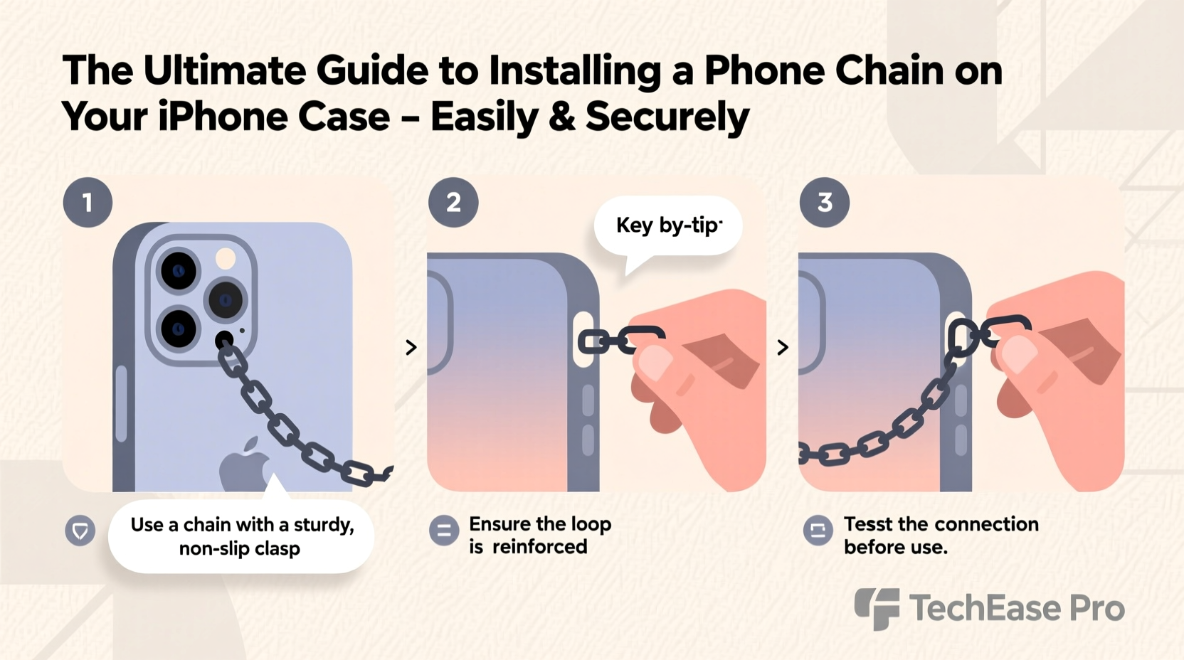 the ultimate guide to installing a phone chain on your iphone case easily and securely